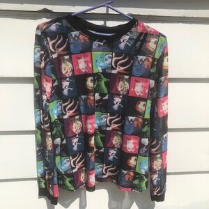 Disney Parks Nightmare Before Christmas Mesh Top